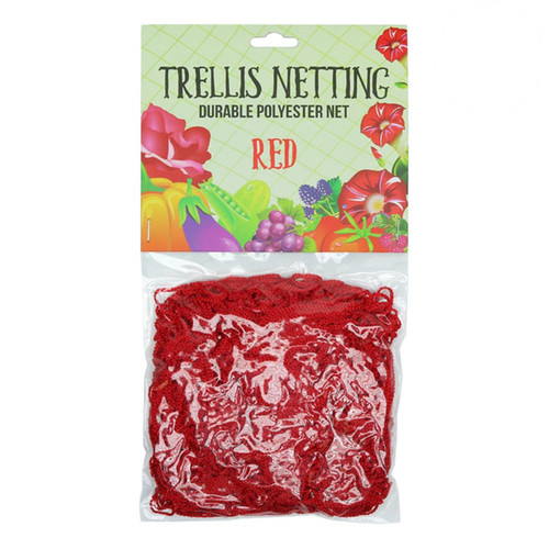 5x30 Trellis Netting Red 6 Squares