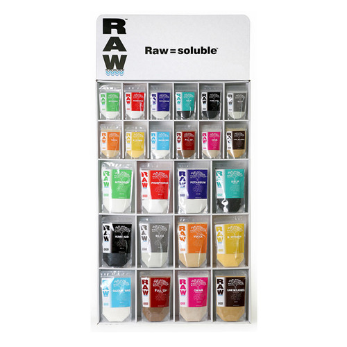NPK RAW POP Display Rack Empty