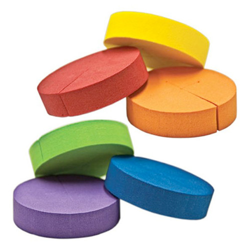 GROW1 Neoprene Inserts Multicolor 2in 192pcs/Pack