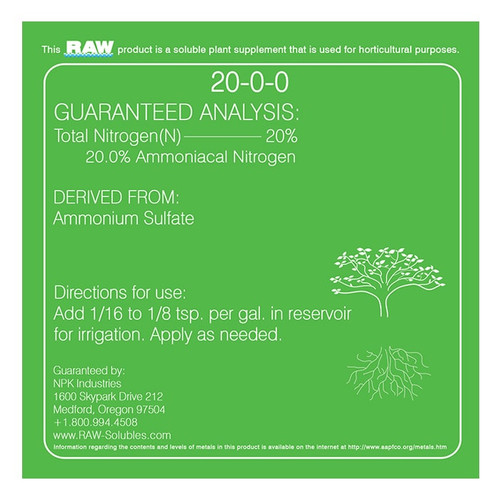 NPK RAW Nitrogen 2lbs