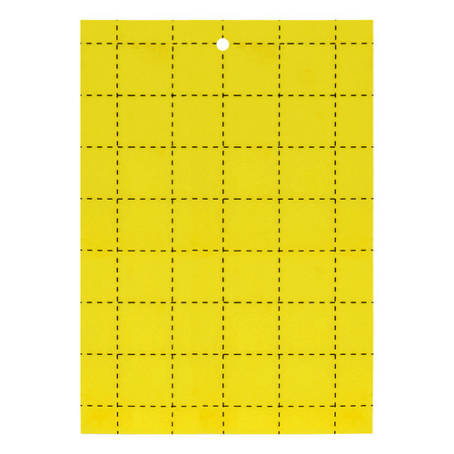 GROW1 Sticky Card Traps Yellow 5 x 8 10 Pack