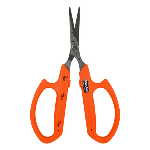 Saboten Stainless Steel Straight Blade Trimming Scissors Orange PT-12