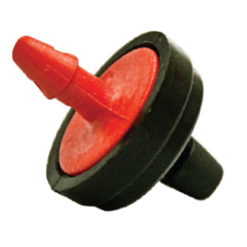 GROW1 Pressure Compensating Dripper 0.5GPH Black/Red 25pcs/Pack