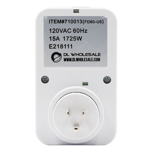 Grow1 120V Single Outlet Digital Timer