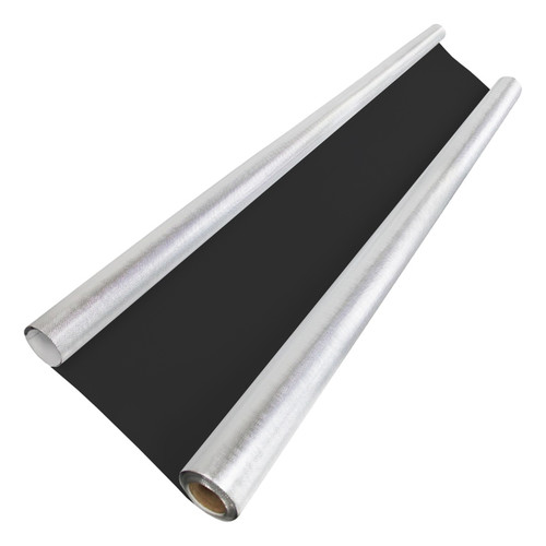Diamond Foil on Black 110 Micron 4ft x 50ft