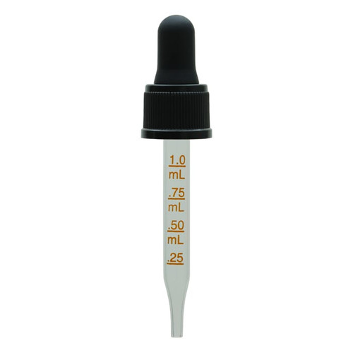 Pyur Scientific Amber Glass Tincture Bottle Dropper 30ml DROPPER ONLY
