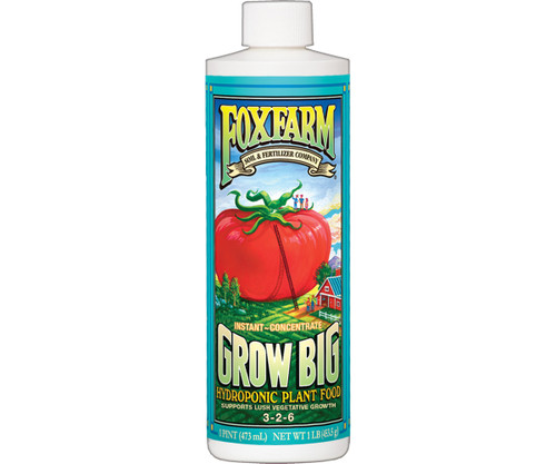 FoxFarm Grow Bigreg Hydro Liquid Concentate, 1 pt