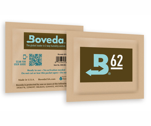 Boveda 62 RH, 8 grams, case of 300