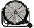 Hurricane Pro Heavy Duty Adjustable Tilt Drum Fan 42
