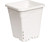 Active Aqua 9 x 9 Square White Pot, 10 Tall, case of 24