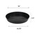 Grow1 16 Premium Black Injection Pot Saucers