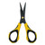 Piranha Pruner Bonsai Scissors - Fluorine Coated - Yellow  Black Handle -4PK