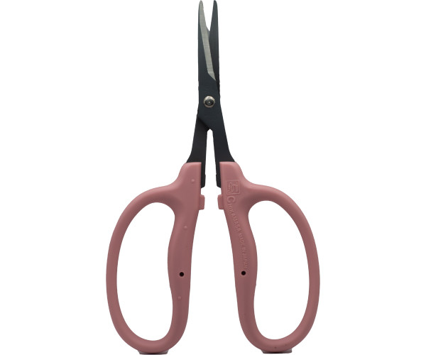 Chikamasa B500SRFP Scissors Curved Blade, Pink, Fluorine/SS/EL