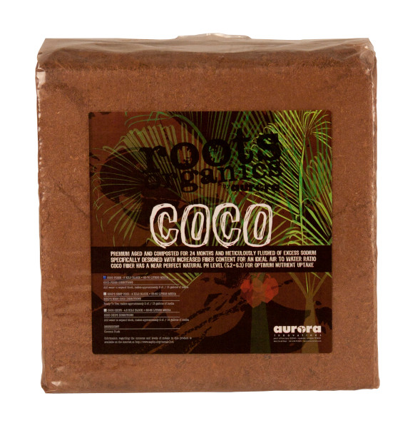 Roots Organics Coco Fiber, 12 x 12 Compressed Block