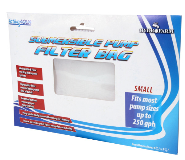 Active Aqua Submersible Pump Filter Bag, 6.75 x 9.375