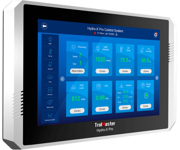 TrolMaster Hydro-X PRO Environmental Control System with 4-in-1 Sensor HCS-2