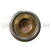 Commemorative 4.2-inch Mortar Round Display Inscribed and Chrome Plated with Brass Accents