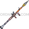 Soviet RPG-7 Cutaway Display with Cutaway PG-7 Rocket