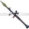 Soviet RPG-7 Cutaway Display with Cutaway PG-7 Rocket