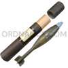 81mm High Explosive 70 LD Mortar With Point Detonating DM111A3 Fuze and L39A1 Percussion Primer