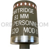 81mm Mark 120 Mod 0 Direct Fire Anti-Personnel Mortar With M4A1 Fin Assembly