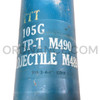 105mm M489/M490 High Explosive Anti-Tank Target Practice Tracer Projectile