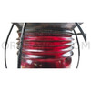 Black Painted Tin Port Side Masthead Lantern With Red Lens