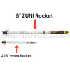 5" / 127mm Mark 25 Mod 2 High Explosive Anti-Tank Rocket with Mark 71 Mod 1 Rocket Motor