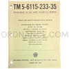 Technical Manual (TM 5-6115-233-35) for Kurz & Root Model CLEO-I Generator Set February 1962 FSN 6115-768-1780