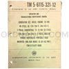 Technical Manual (TM 5-6115-321-12) for Hold-Gar Model CE-301-AC/WK1 Generator Set March 1964 FSN 6115-077-8600