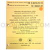 Technical Manual (TM 5-6675-213-15) for Wild Heerbrugg Model T-2 Theodolite December 1961 FSN 6675-232-8972