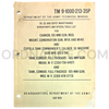 Technical Manual (TM 9-1000-213-35P) for 105mm M68 Gun Cannon, M116/M140 Combination Gun Mounts, and M19 Tank Commander's Cupola July 1970