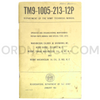 Technical Manual (TM 9-1005-213-12P) for .50cal M2 Browning Machine Gun, M3 Tripod Mount, and M63 Antiaircraft Mount January 1964