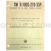 Technical Manual (TM 9-1005-219-35P) for Commander's Cupola Machine Gun M1 November 1960