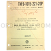 Technical Manual (TM 9-1015-221-20P) for 106mm M40A2 and M40A4 Recoilless Rifle June 1969 FSN 1015-133-8484