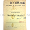 Technical Manual (TM 9-1055-208-12) for 762mm M405 and M405A1 Trailer-Mounted Rocket Handling Units June 1961