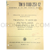 Technical Manual (TM 9-1100-251-12) for XM74 Nike-Hercules Training Warhead Section March 1961
