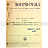 Technical Manual (TM 9-1220-221-34/7) for M18 Gun Direction Computer W/E April 1965 FSN 1220-448-0131