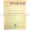 Technical Manual (TM 9-1240-274-34) for M117/T177 Panoramic Telescope January 1963