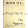 Technical Manual (TM 9-1240-284-35P) for "Davy Crockett" XM28 and XM29 Battle Group Weapon Systems Fire Control Materiel January 1961