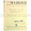 Technical Manual (TM 9-1240-314-34) for M36 Tank Periscope June 1964 FSN 1240-980-9291