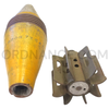60mm M49A2 High Explosive Mortar Round with Dummy Fuze