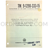 Technical Manual (TM 9-1290-333-15) for M2 Unmounted Magnetic Compass November 1963