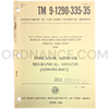 Technical Manual (TM 9-1290-335-35) for M551 Sheridan Mechanical Azimuth Indicator 10954720 April 1966 FSN 1290-901-8667
