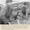 60mm M49A3 Mortar Round with M52B1 Bakelite Nose Fuze and M2 Tail Fin