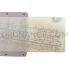 155mm M483A1 Dual-Purpose Improved Conventional Munition (DPICM) Projectile FT 155-AK-2 Low-Angle Graphical Firing Table Set