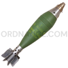 60mm M73 Yugoslav High-Explosive Mortar Round with UT-M68P1 Fuze and KV 8501-3 Fiber Tube