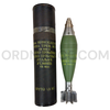 60mm M73 Yugoslav High-Explosive Mortar Round with UT-M68P1 Fuze and KV 8501-3 Fiber Tube