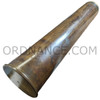 6-inch .47cal Mark 4 Brass cartridge case remade into Mark 3 Mod 0 brass dummy cartridge