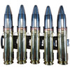 Five, 30mm Mark 4Z Nato-Standard Round in Mark 1 Link-Restored